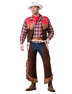 Costume da Cowboy Taglia L - di alta qualità, ideale per carnevale, feste a tema ed eventi speciali